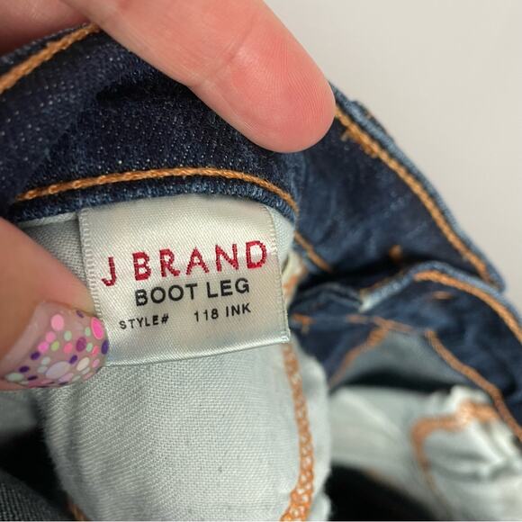 J Brand | Dark Wash Boot Leg Denim Flare 27 - Picture 10 of 11